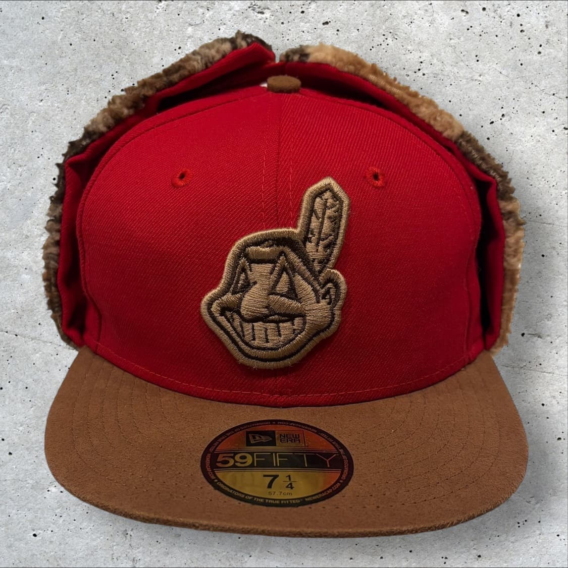 [57.7] 뉴에라 클리블랜드 인디언스 귀덮개 모자 상품이미지1