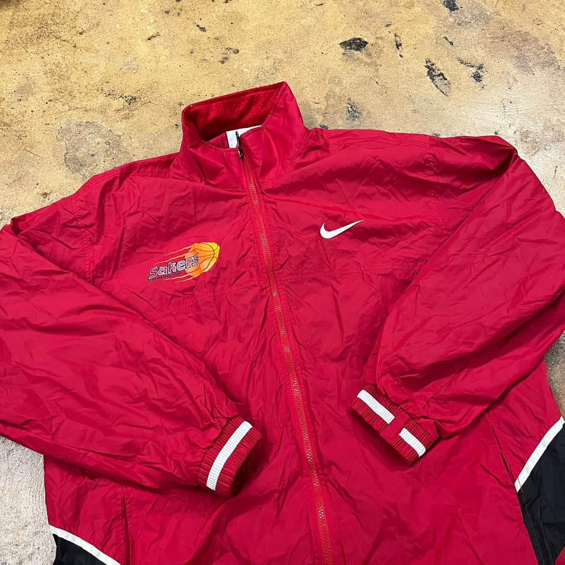 [정품/XXL] 나이키 스우시 엘지세이커스 올드스쿨 바람막이 자켓 b8 상품이미지1