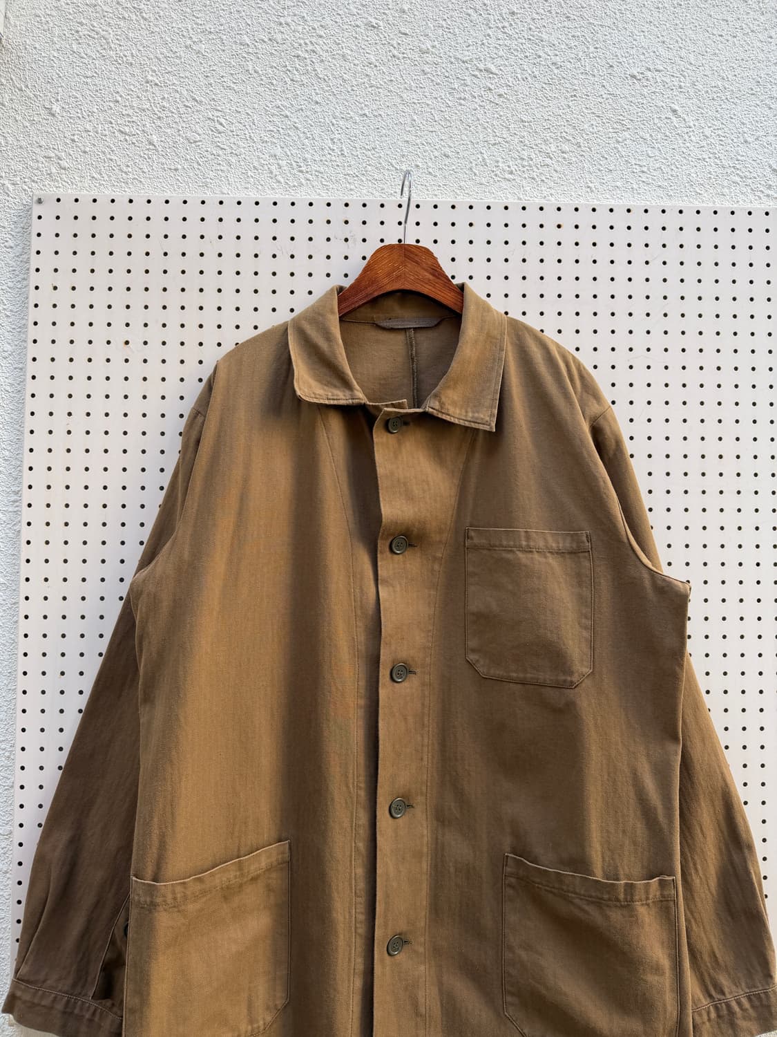 OLD EURO HBT WORK SHOP COAT 헤링본 워크코트 상품이미지3