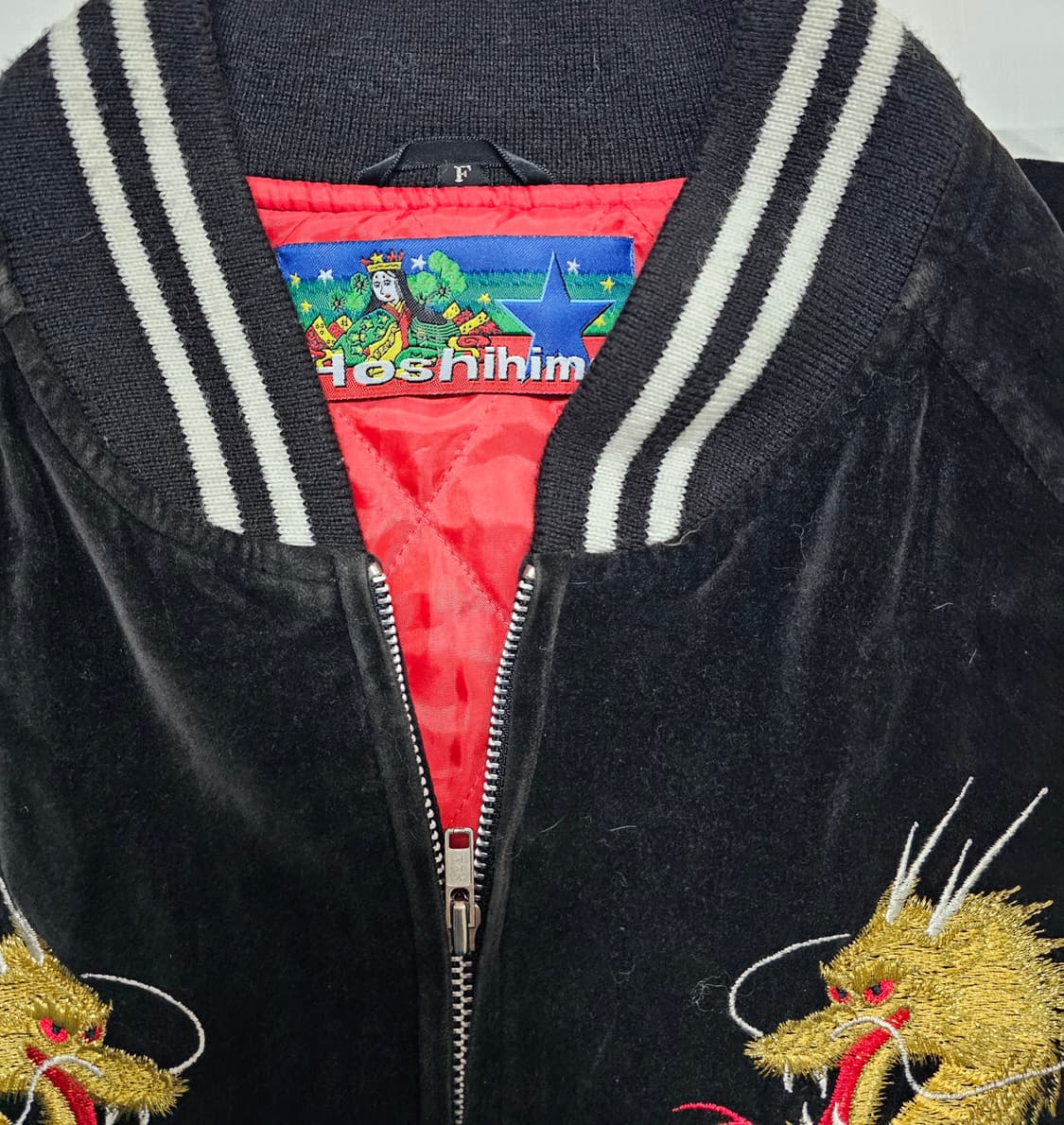 호시히메 벨벳 용 자수 스카잔 F 고급라인 상품이미지3