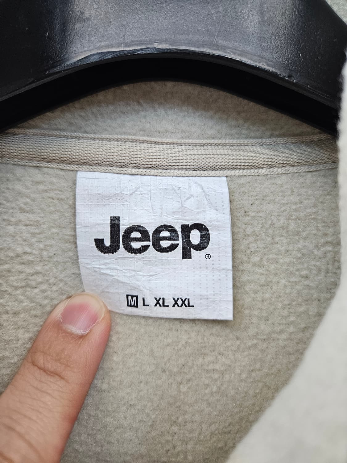 JEEP 베이지 프리스 조끼 상품이미지4