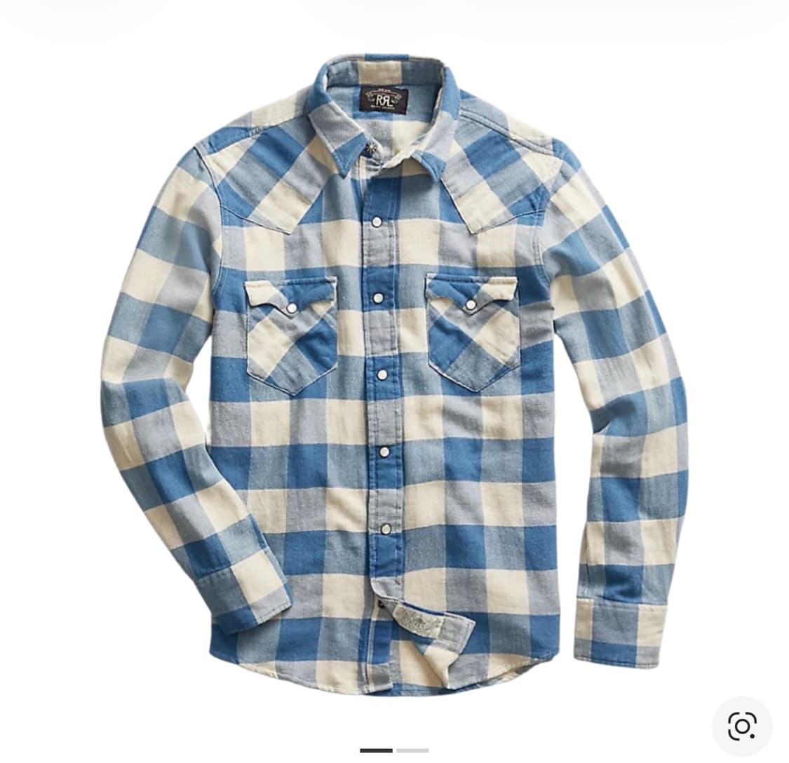 새상품/더블알엘rrl 웨스턴 셔츠 xl 상품이미지1