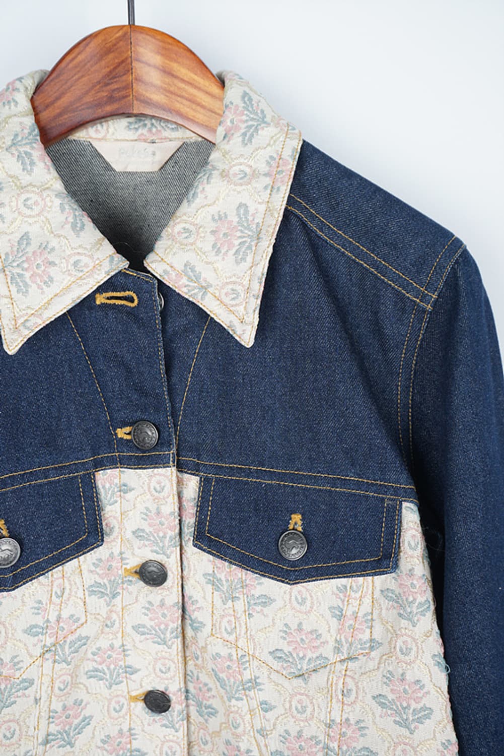 PUREBA floral patchwork denim jacket 상품이미지3