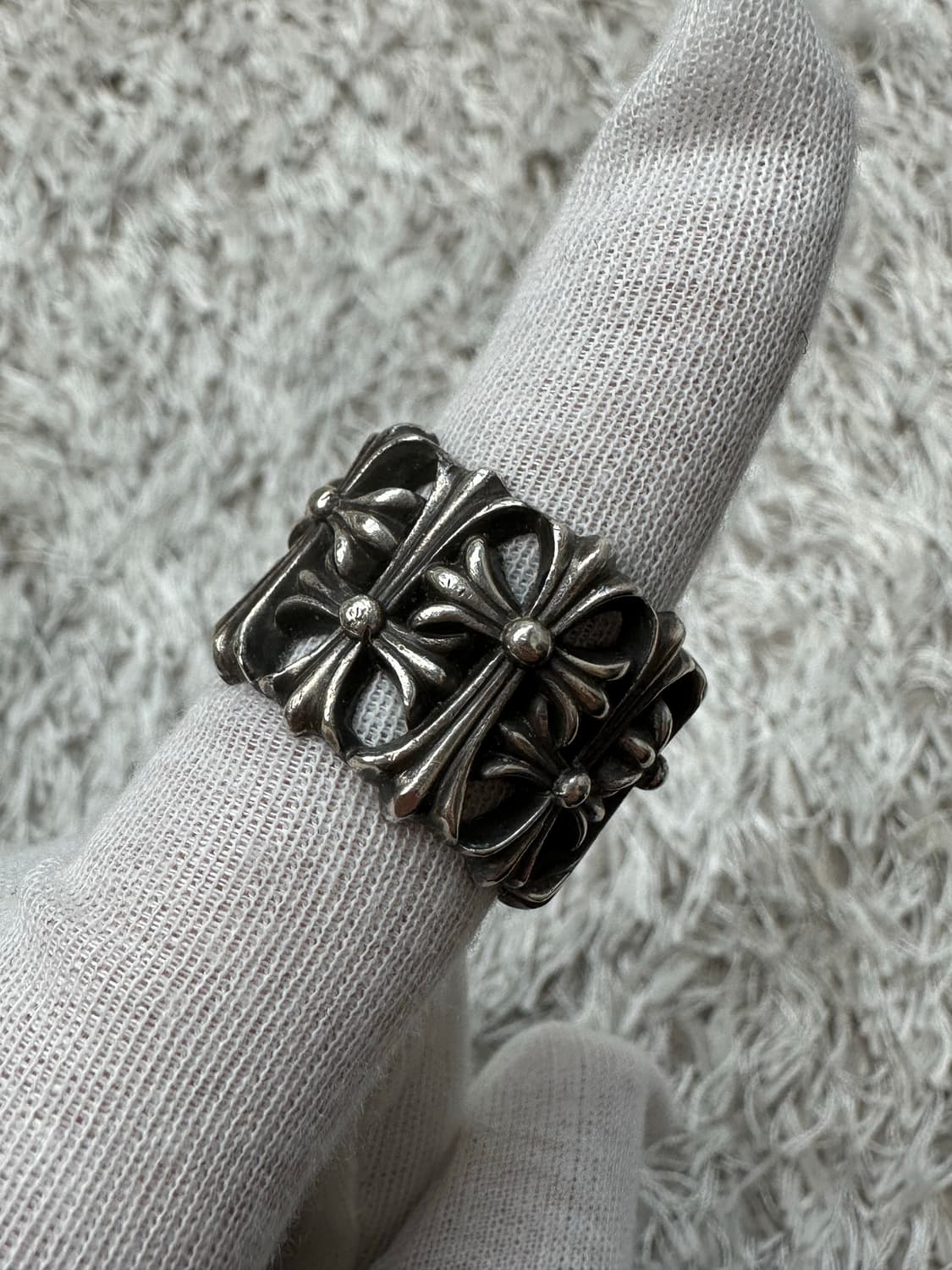 [US 11] 백화점판 정품 크롬하츠 세메터리링 상품이미지4