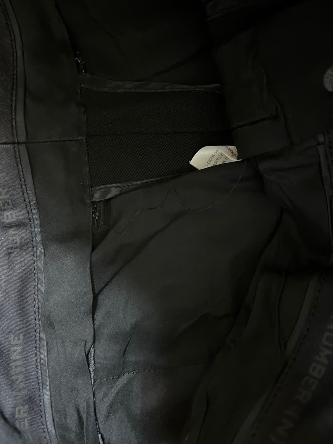 넘버나인 2005AW 런웨이 하이브리드 도킹 바지 상품이미지4