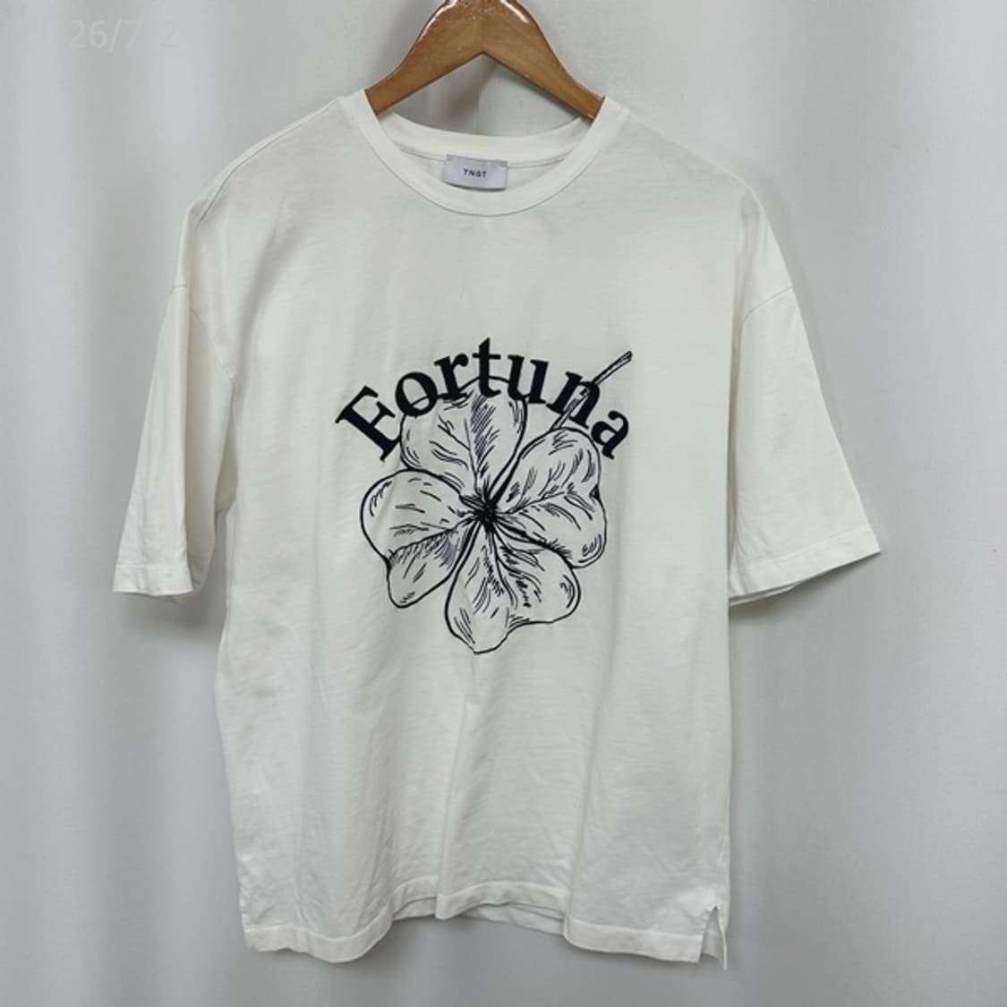 
TNGY 남자 면100% 반팔티 화이트 100 /퀸 상품이미지1