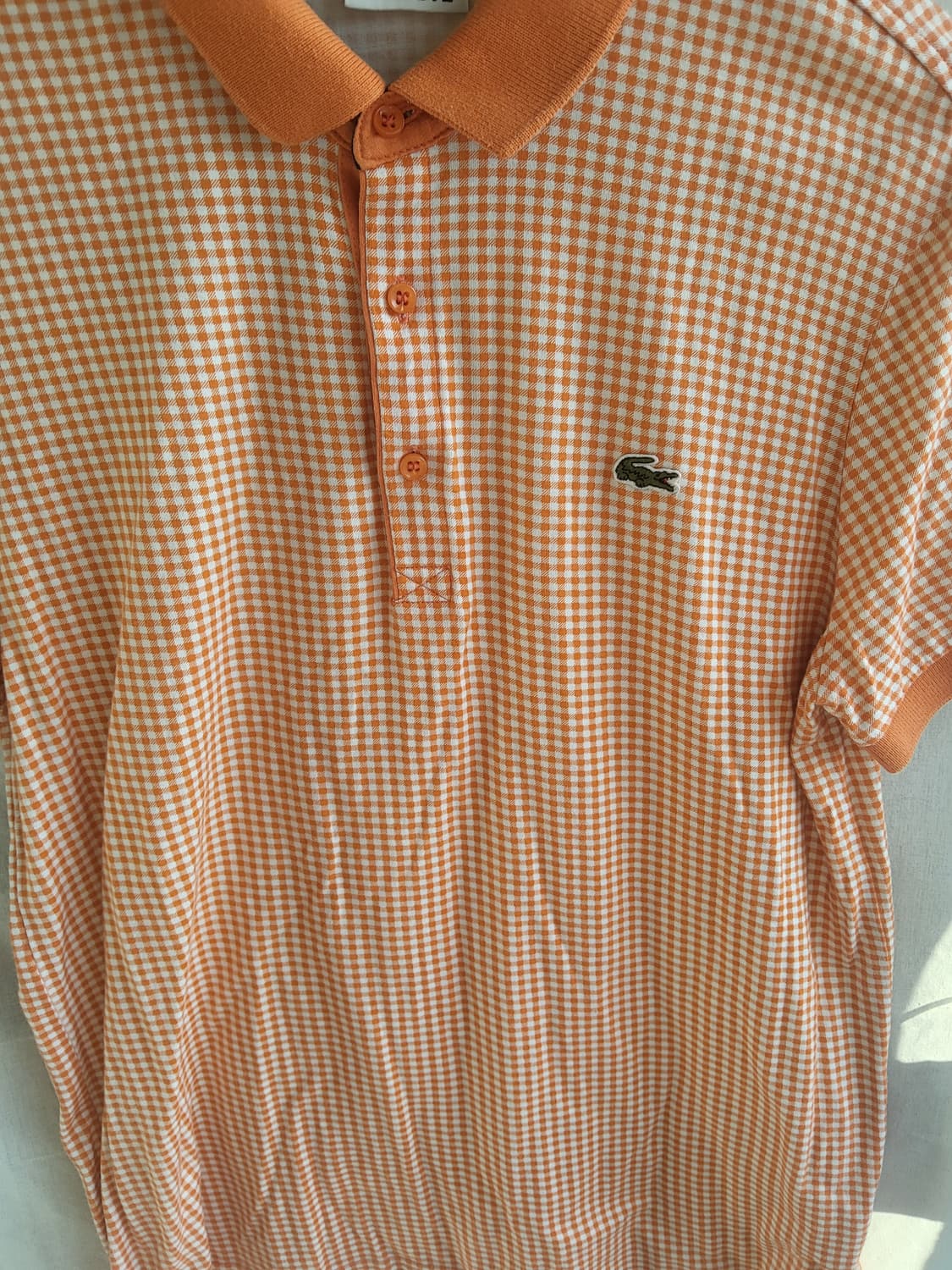 라코스테 반팔 카라티셔츠 남여공용 M사이즈 코튼 기본핏  상품이미지3