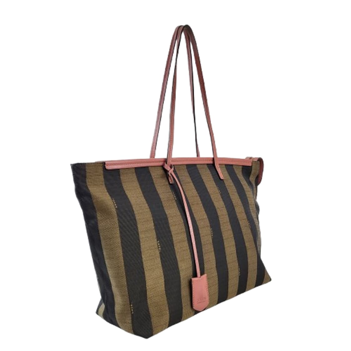 정품 펜디 피칸 스트라이프 패브릭 쇼퍼백 상품이미지2