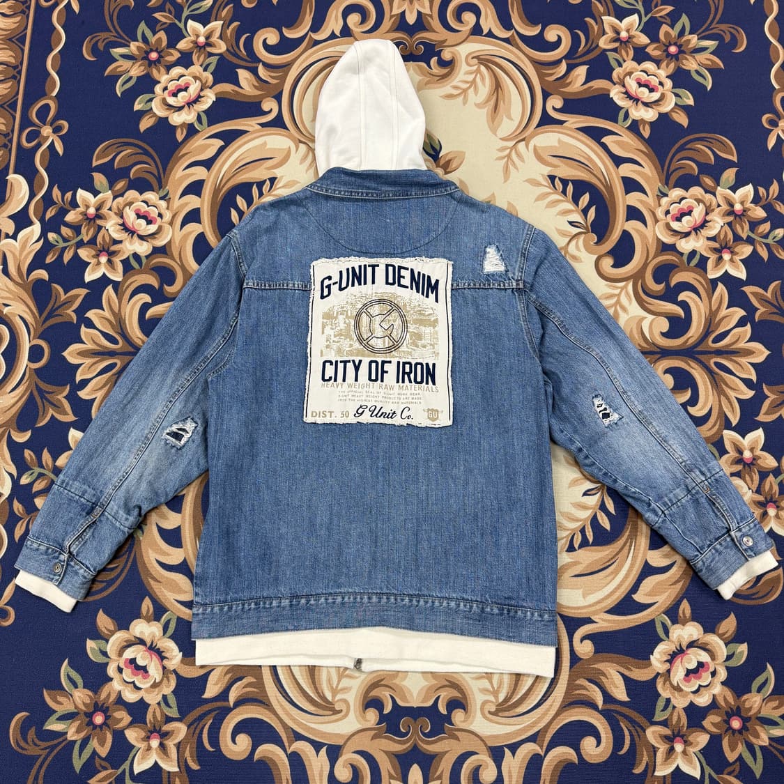 (XL)00s 지유닛 G-UNIT 올드스쿨 데님 후드자켓 상품이미지1