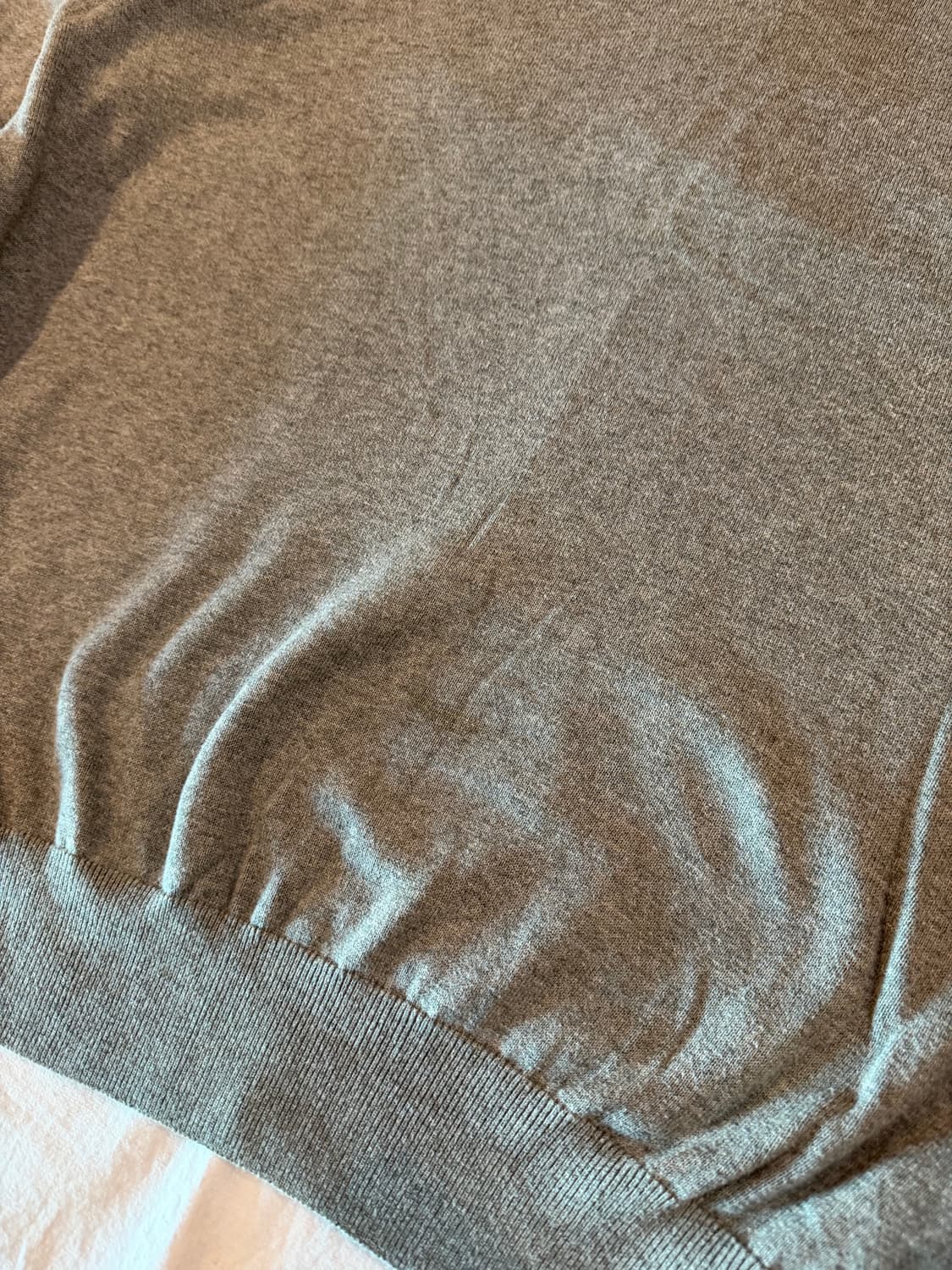 폴로 랄프로렌 신형 브이넥 코튼 니트 그레이 상품이미지2