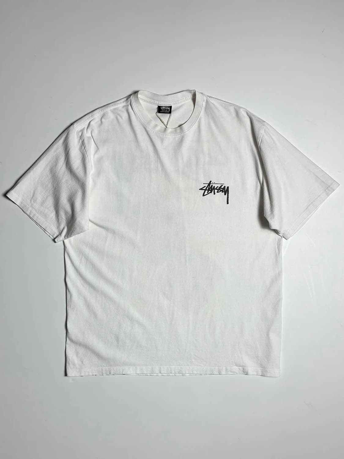 스투시 STUSSY 퍼지 다이스 코튼 반팔 티셔츠 R1395 상품이미지3
