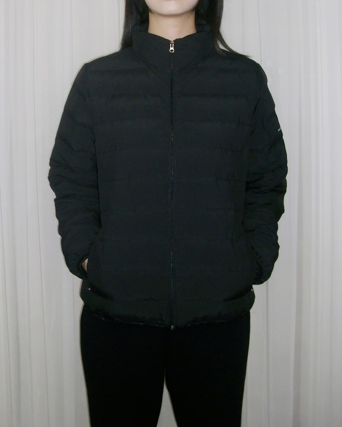 지초이 컴포트 패딩 25-004 블랙 2 상품이미지3