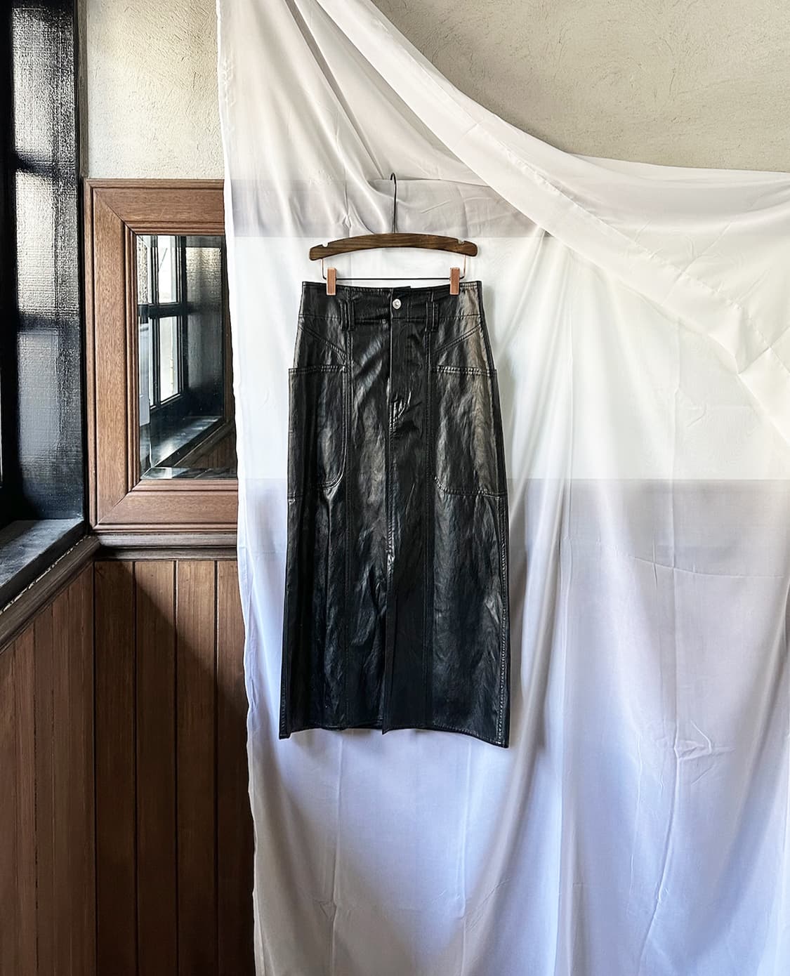 ISABEL MARANT ETOILE leather long skirt 상품이미지6