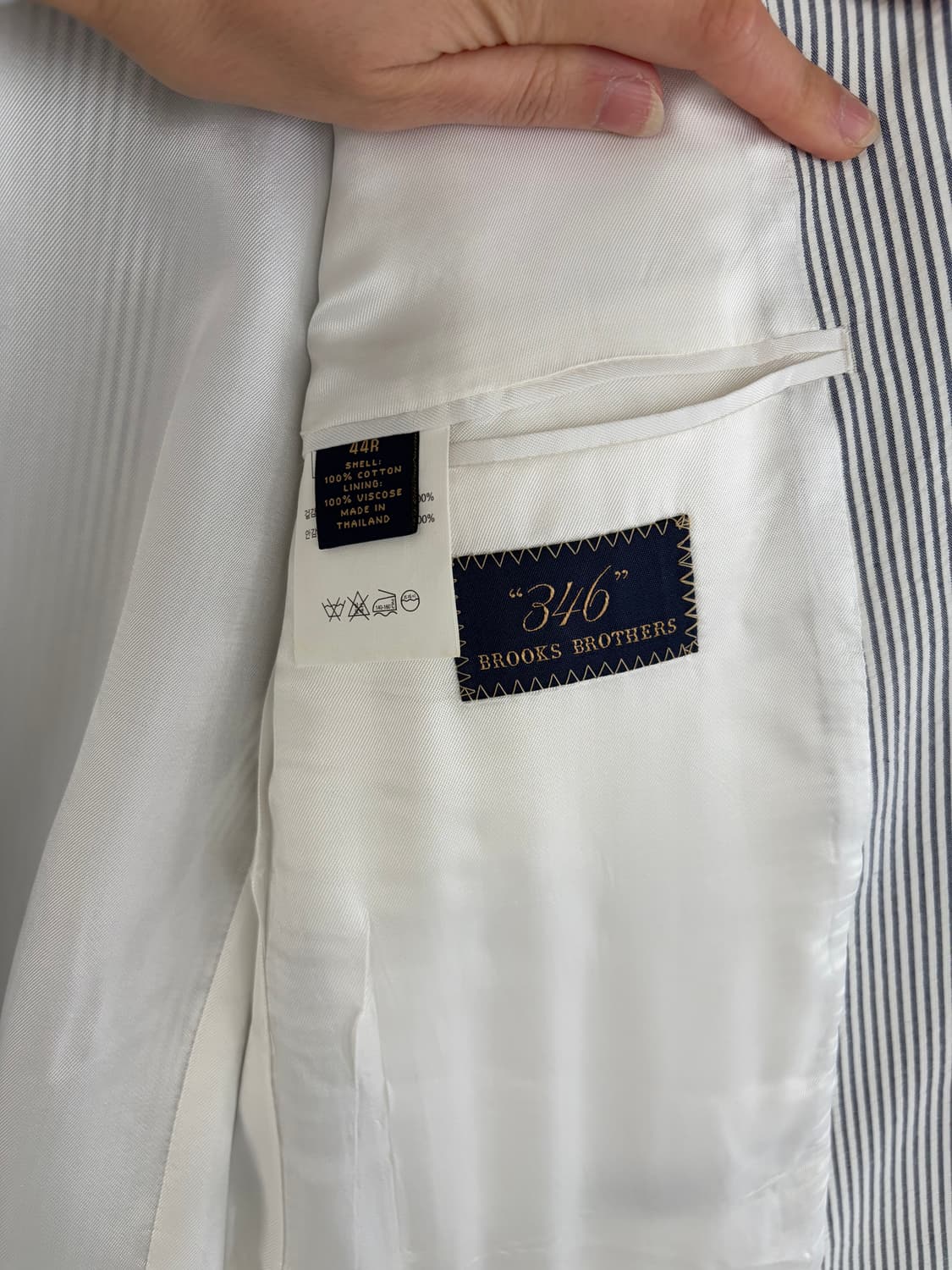 브룩스브라더스 시어서커 자켓 44R 새제품 상품이미지5