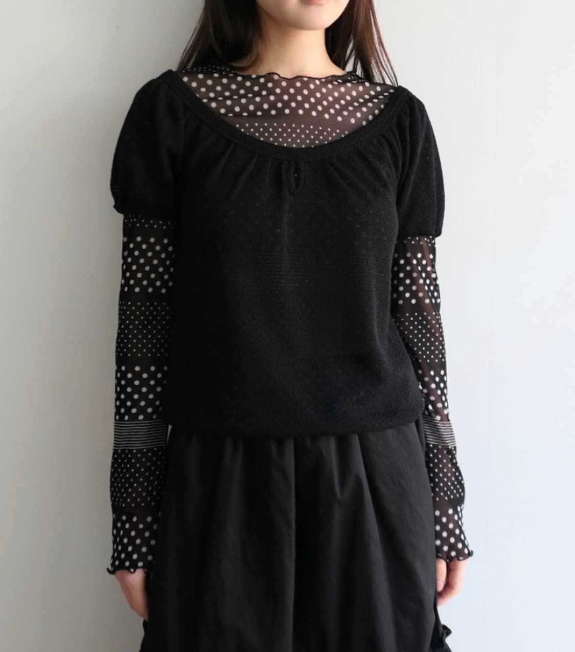 시스루 도트 이너티 상품이미지2