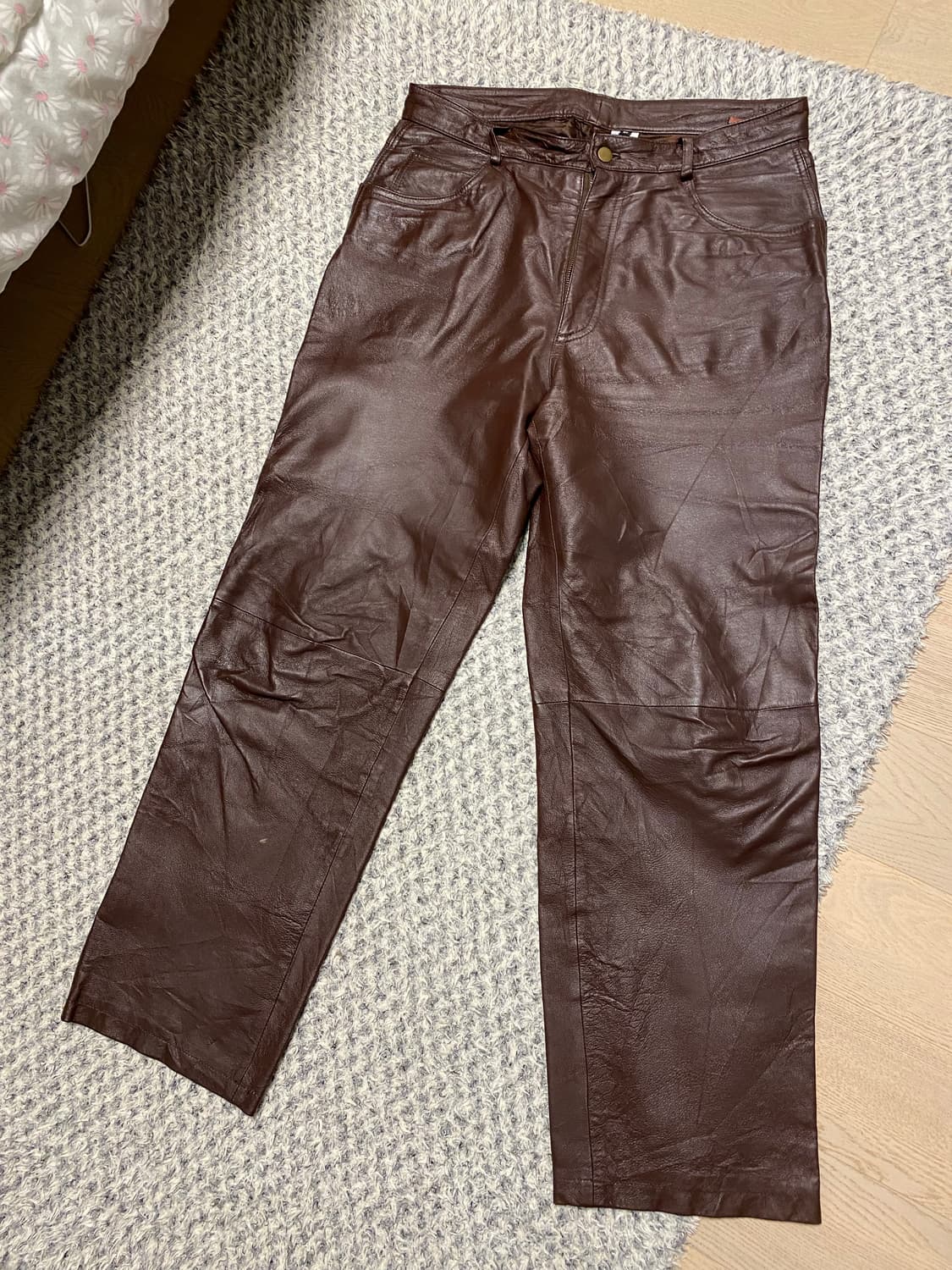 레더 팬츠 가죽 바지 상품이미지3