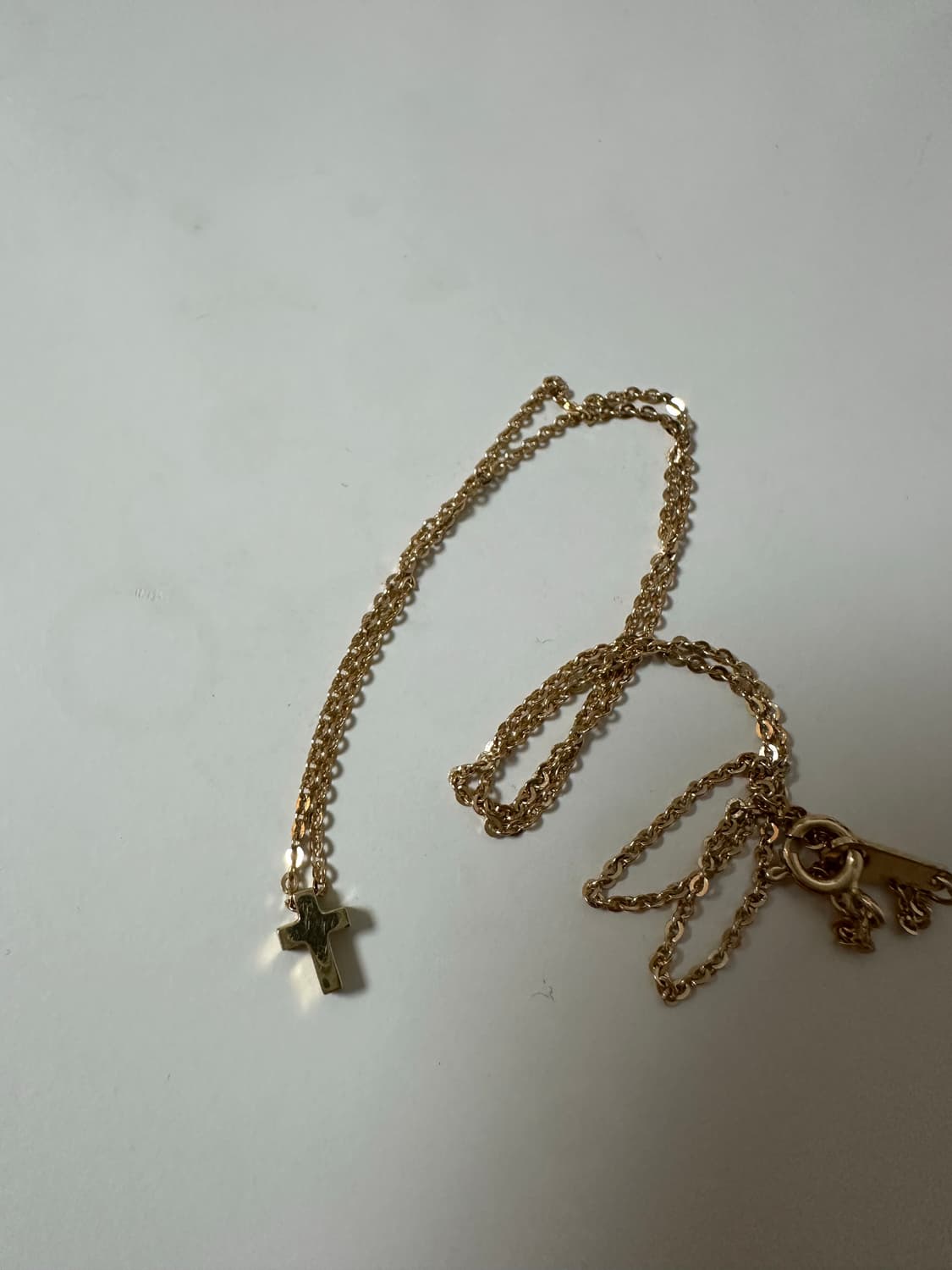 18k 십자가 목걸이 상품이미지1