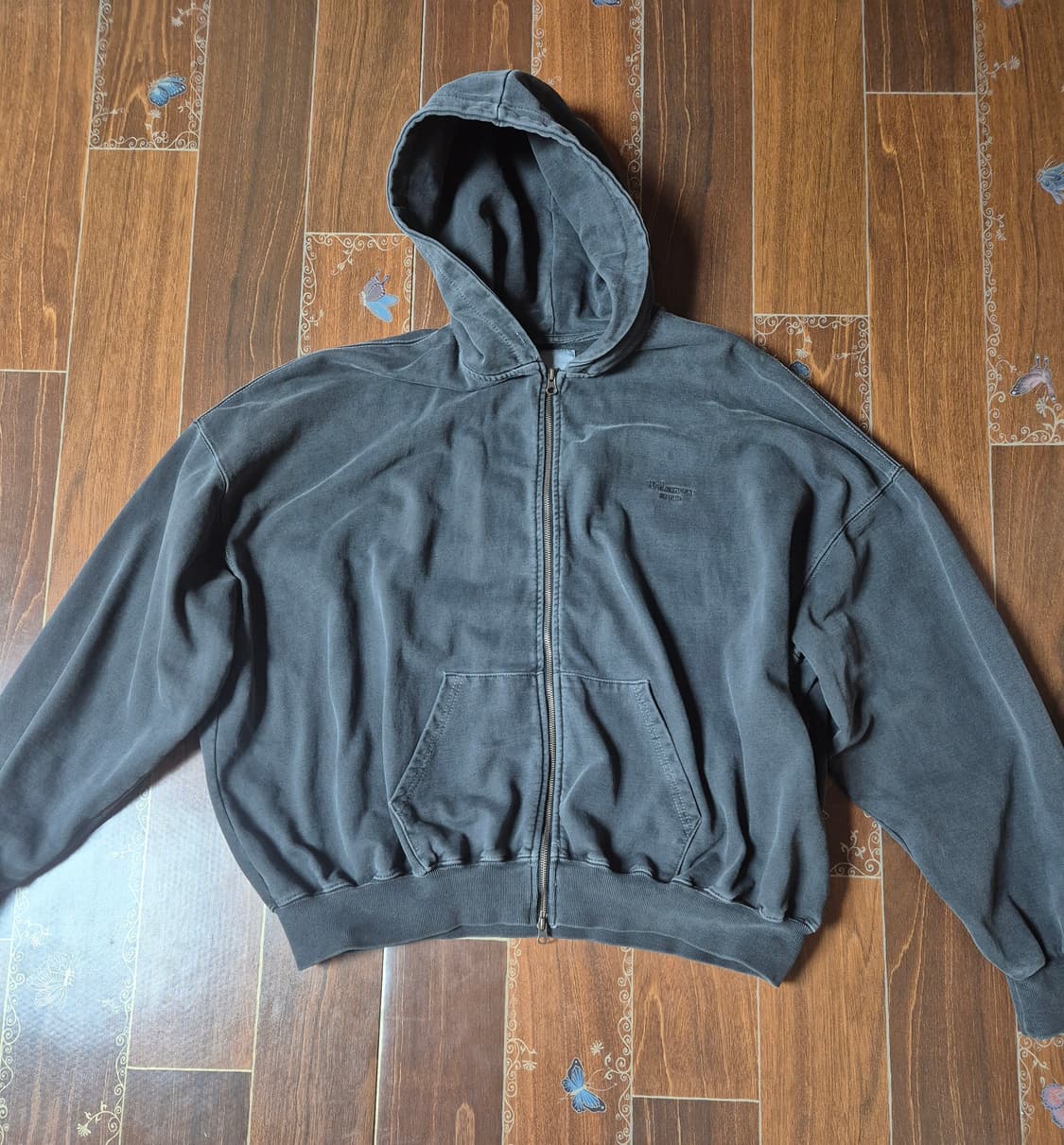 [1]언더마이카 Mu.11 피그먼트 워싱 후드집업 상품이미지1