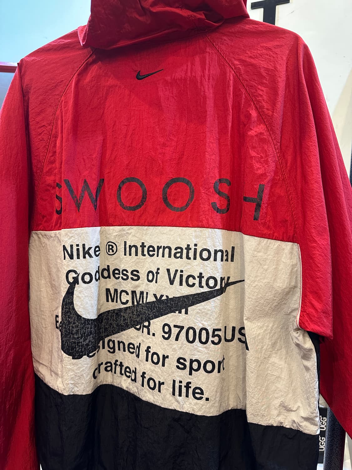 나이키 더블 스우시 윈드러너 우븐 자켓 M 상품이미지5