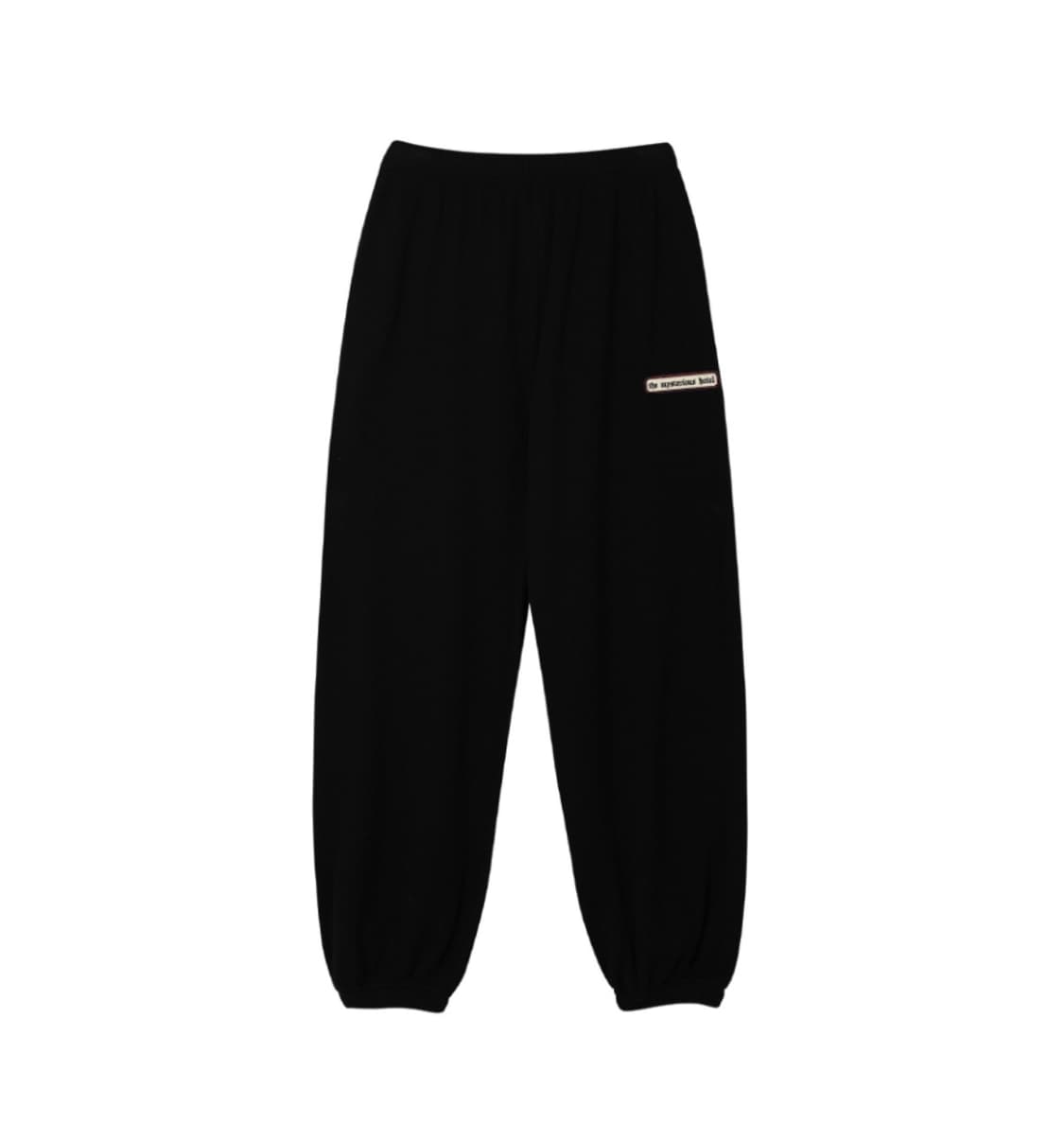 미스테리어스호텔 와플 집업,팬츠 세트 블랙 상품이미지3