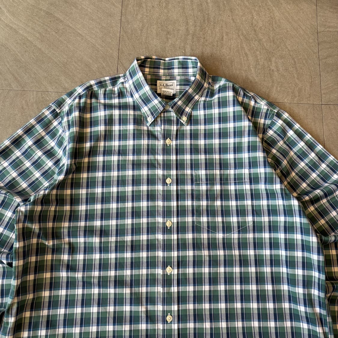 L.L.bean 정품 엘엘빈 체크 셔츠  상품이미지3