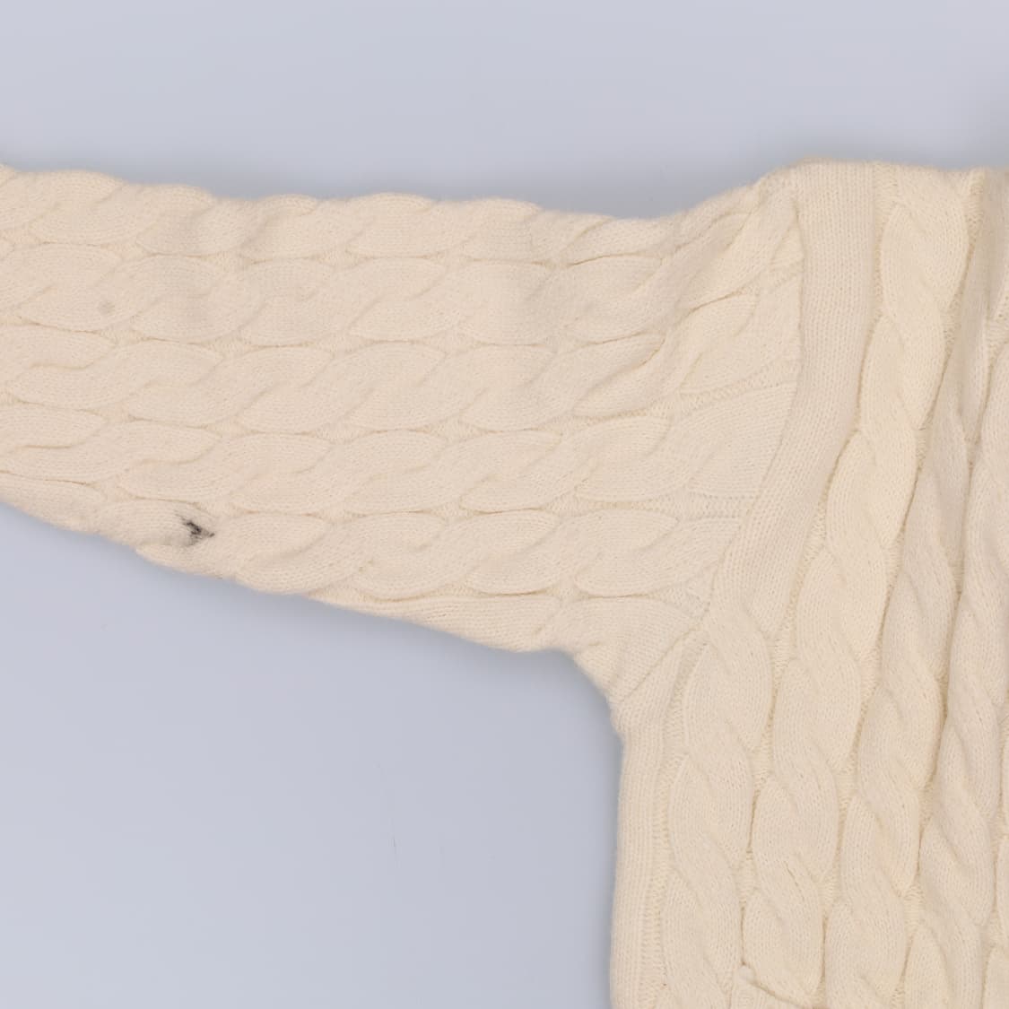 F 빈티지 완장 케이블니트 가디건 0331H1 상품이미지3