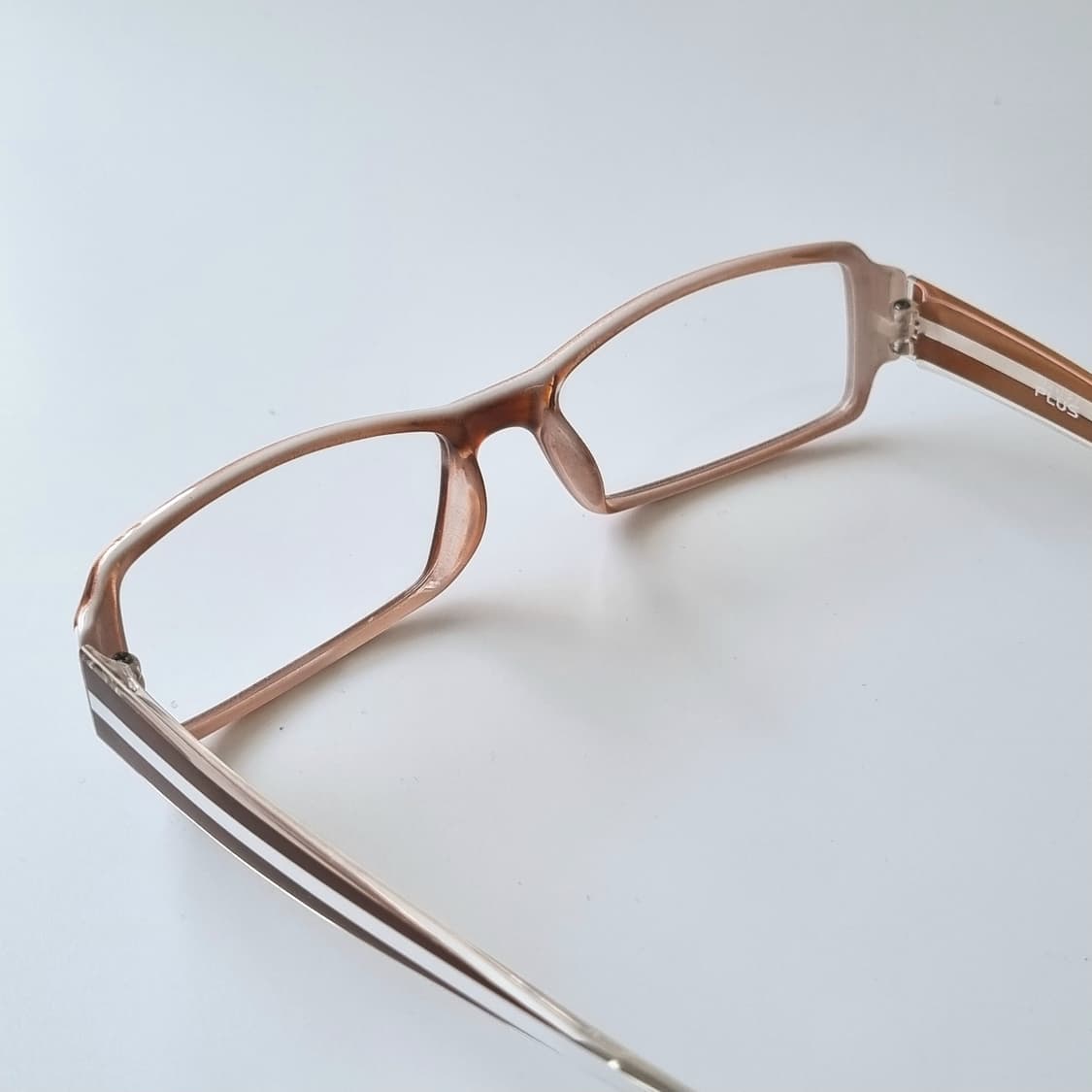 데드스탁 모던 브라운 스퀘어 프레임 안경테 상품이미지4