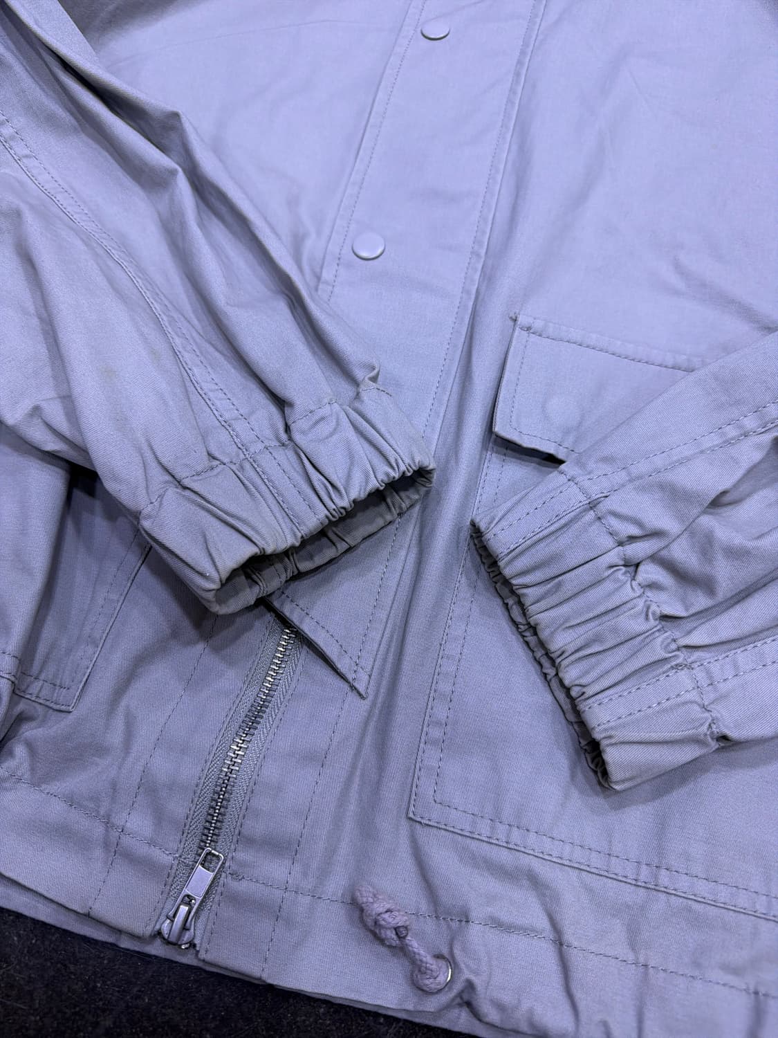 파르티멘토 코드 후드 집업 자켓 스모크 그레이 L 상품이미지8