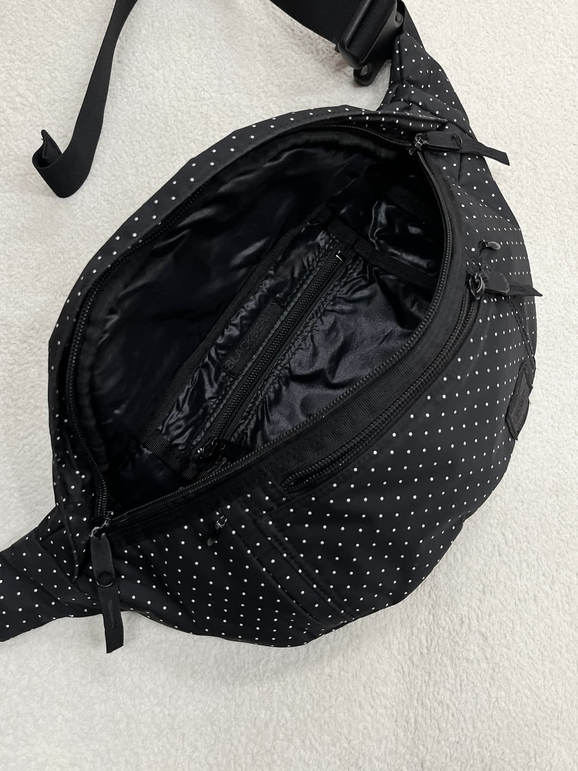 Porter 포터 도트 웨이스트백 블랙 상품이미지8