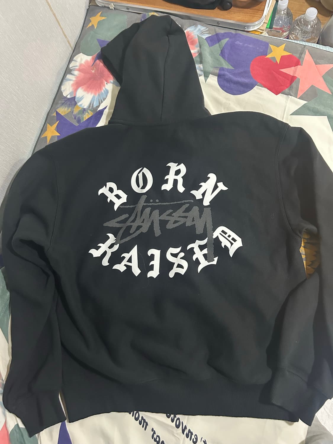 스투시 본앤레이즈드 후드집업XL블랙 상품이미지7