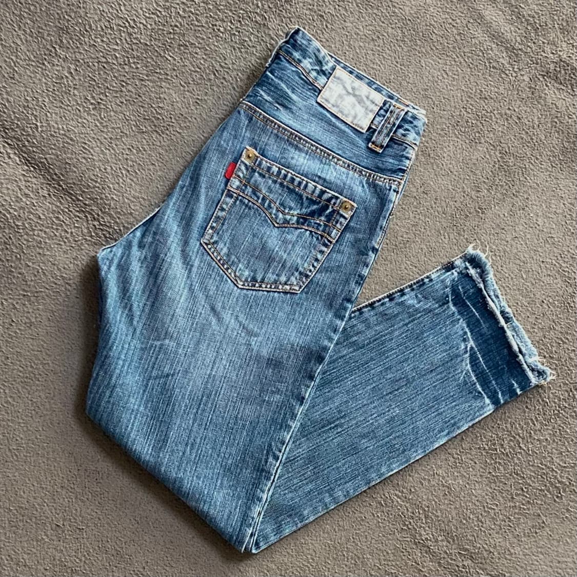 아츠오 타야마 데님팬츠 W38 ATSURO TAYAMA 상품이미지1