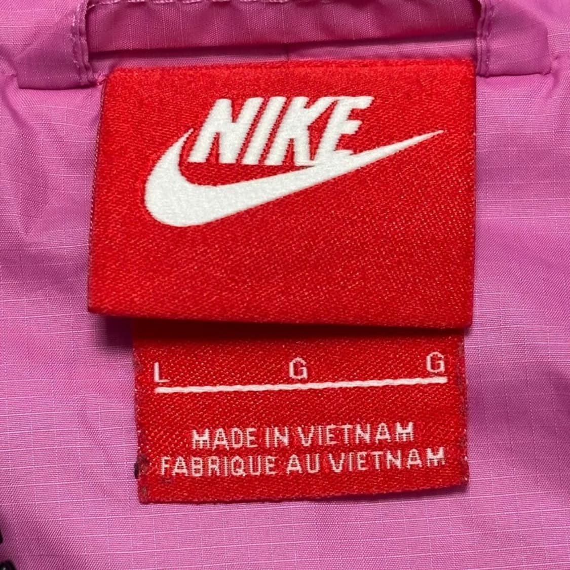 NIKE 윈드러너 블랙 & 핑크 L 상품이미지5