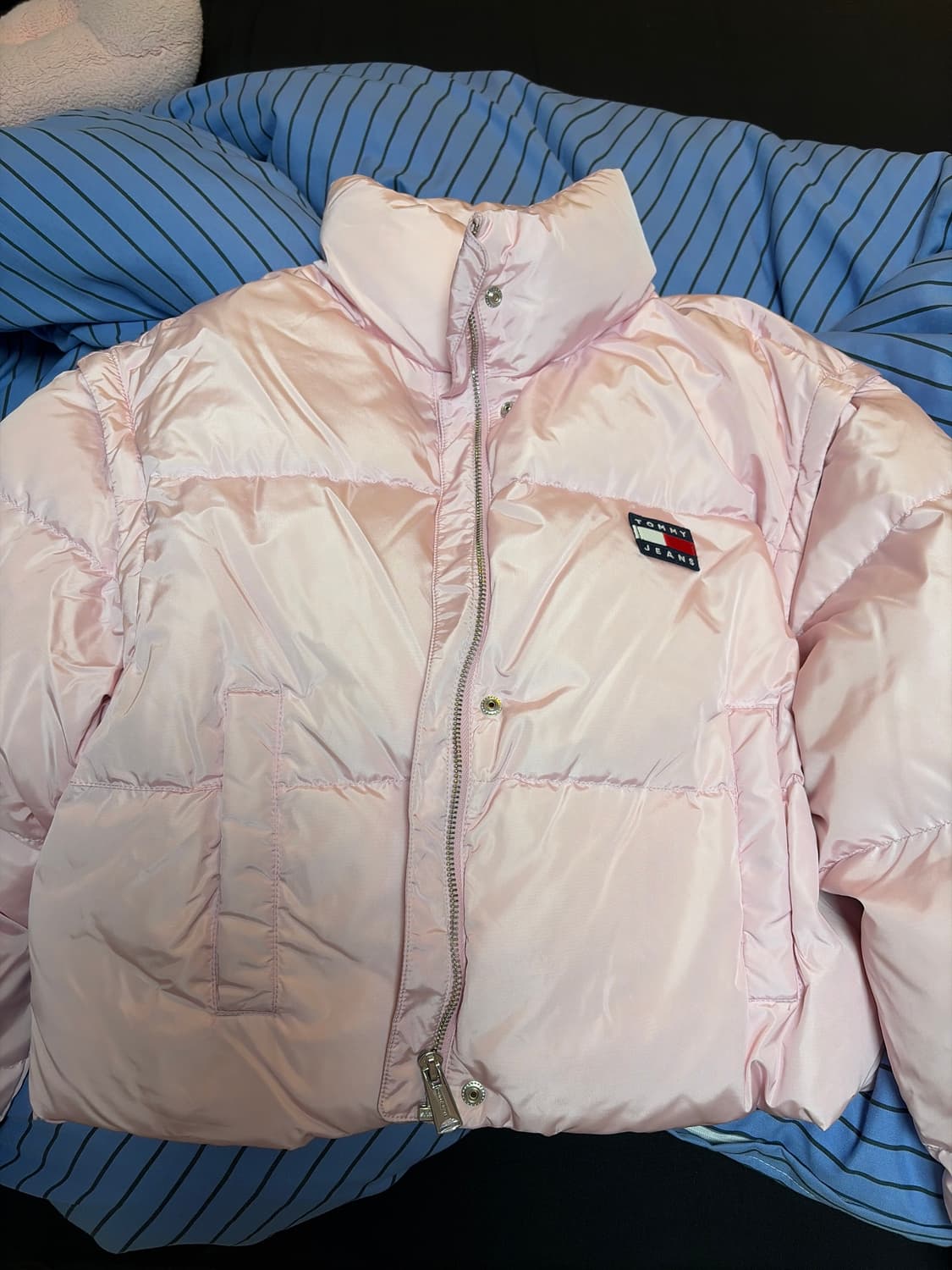 타미힐피거 핑크패딩 상품이미지2