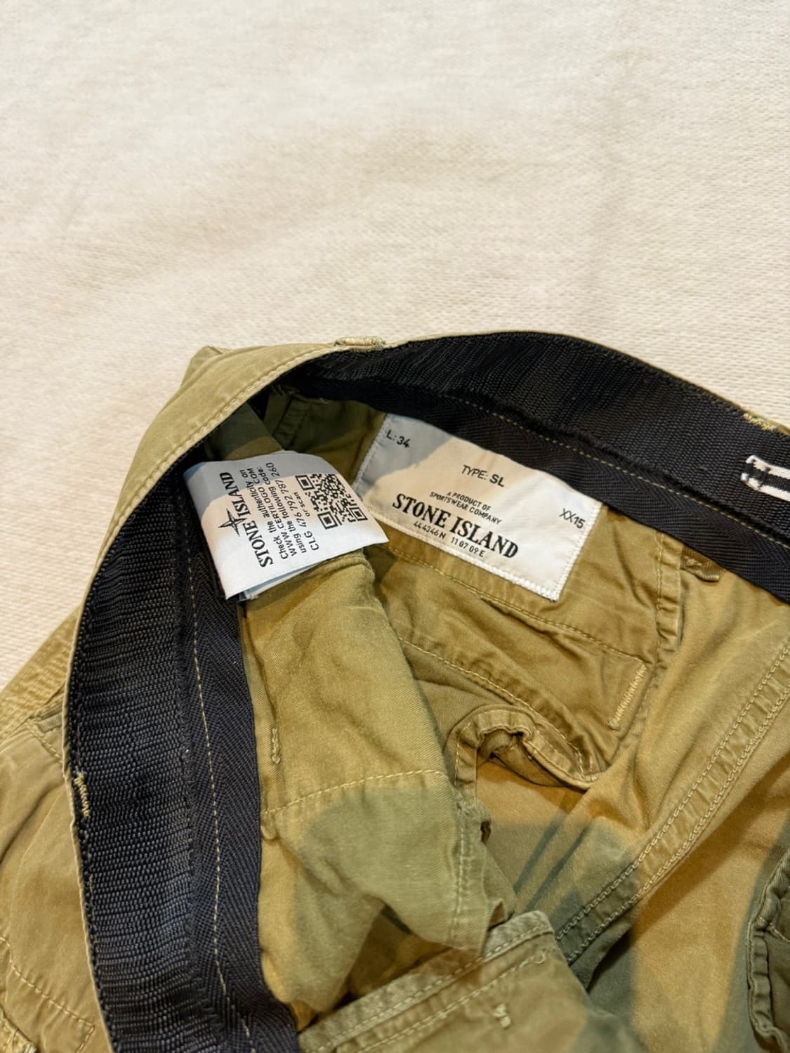 스톤아일랜드 카고팬츠 상품이미지4