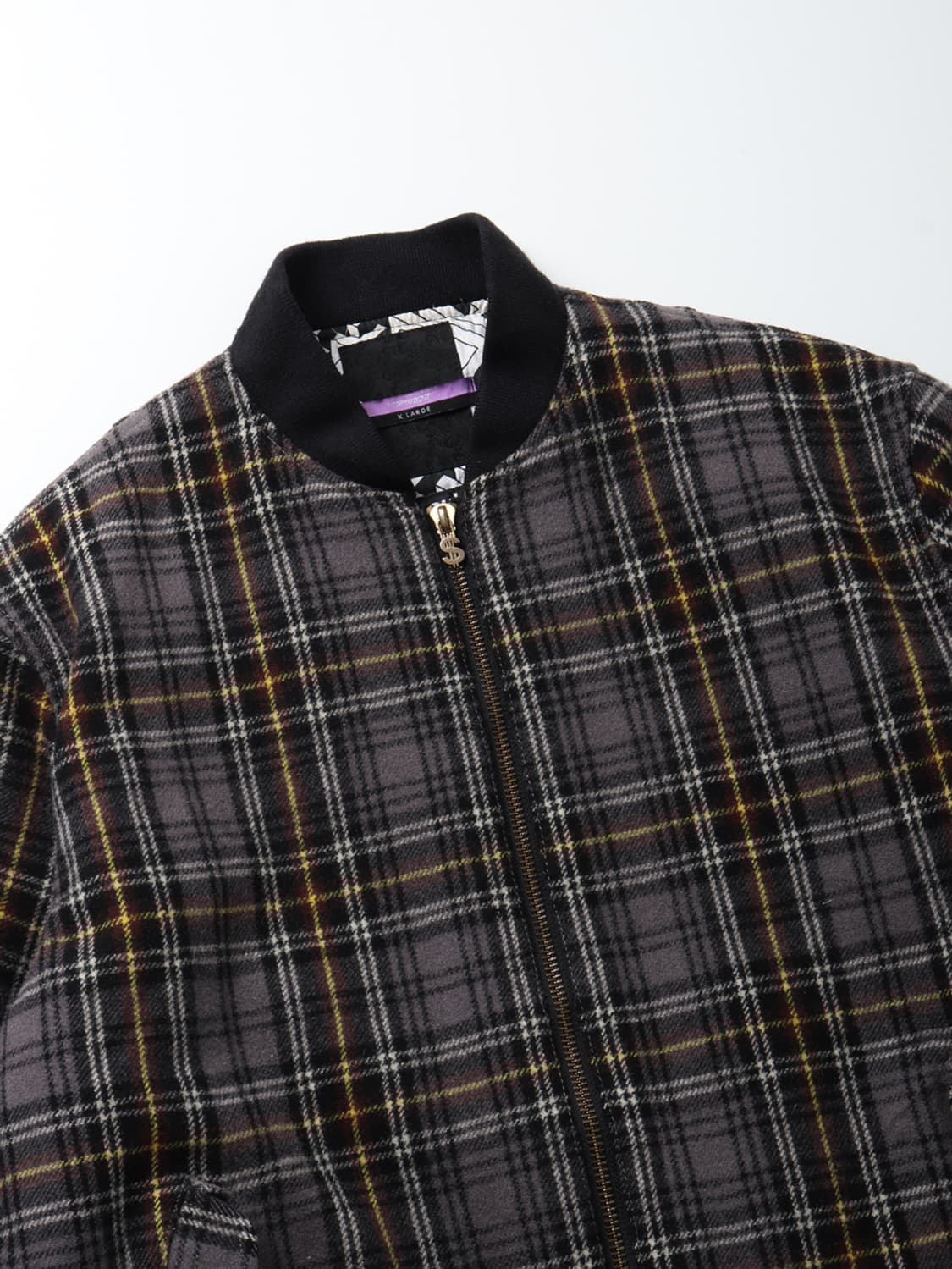 SWAGGER Plaid Wool MA-1 Jacket 상품이미지3