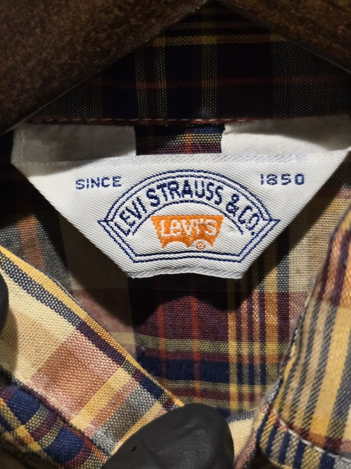 LEVI STRAUSS&CO. Plaid Long Sleeve Shirt 상품이미지5
