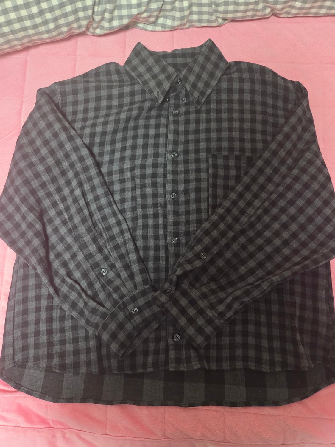 언더마이카 트론리 백로고 크롭셔츠 1사이즈 상품이미지2