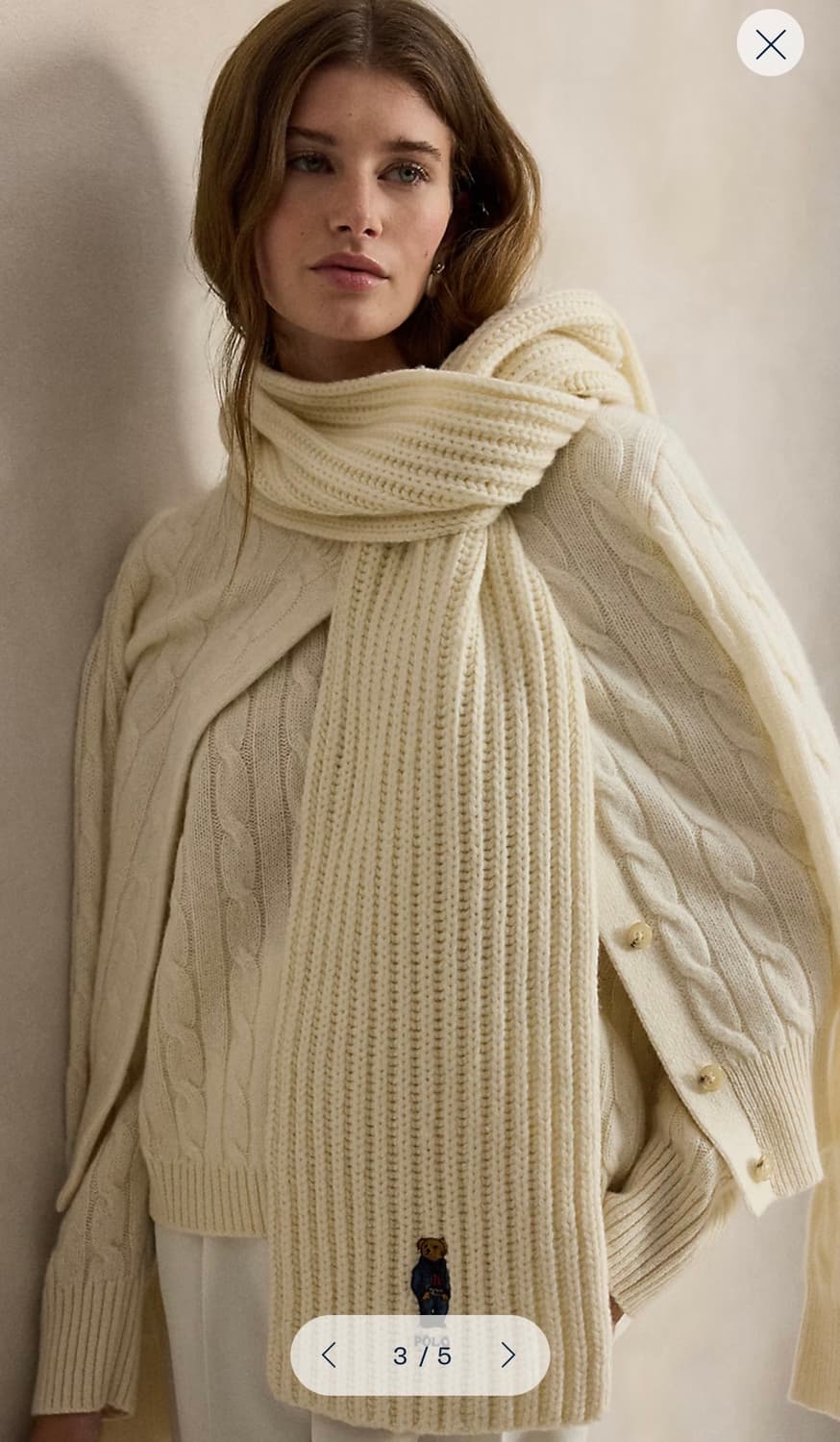 폴로 랄프로렌 머플러 울 상품이미지1