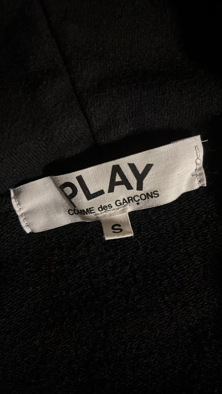 (W) 꼼데가르송 더블하트와펜 후드집업 s 상품이미지3