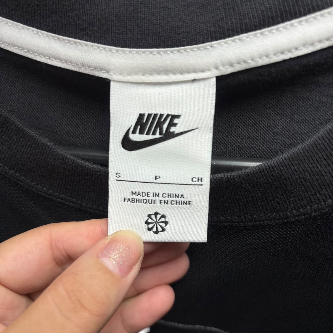 3987 나이키 블랙 샤레이스 레이어드 반팔티 상품이미지4