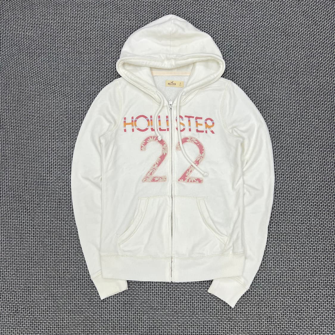 홀리스터 화이트 후드집업 상품이미지1