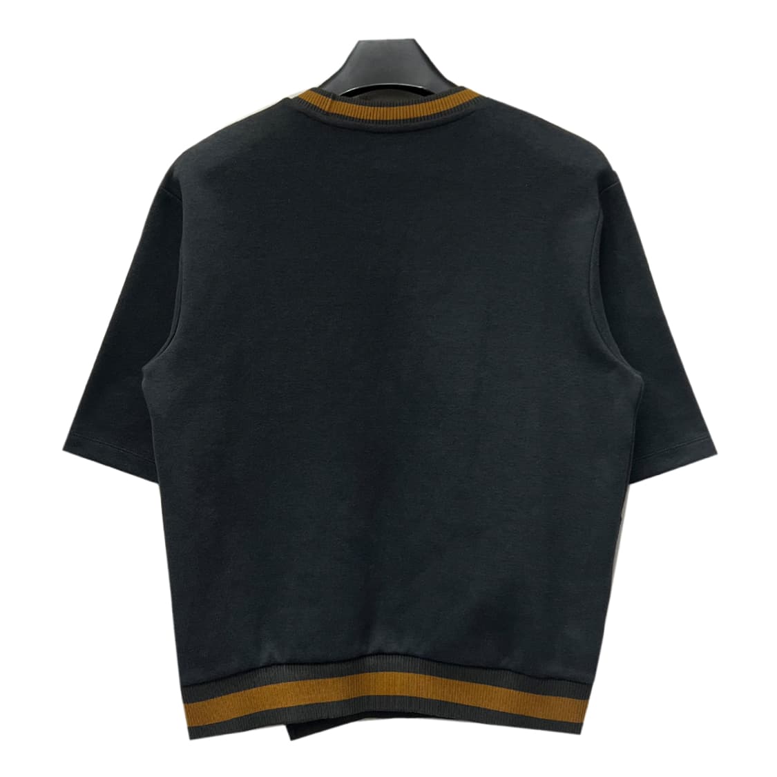 솔리드옴므 배색 패턴드 반팔티 95 상품이미지2