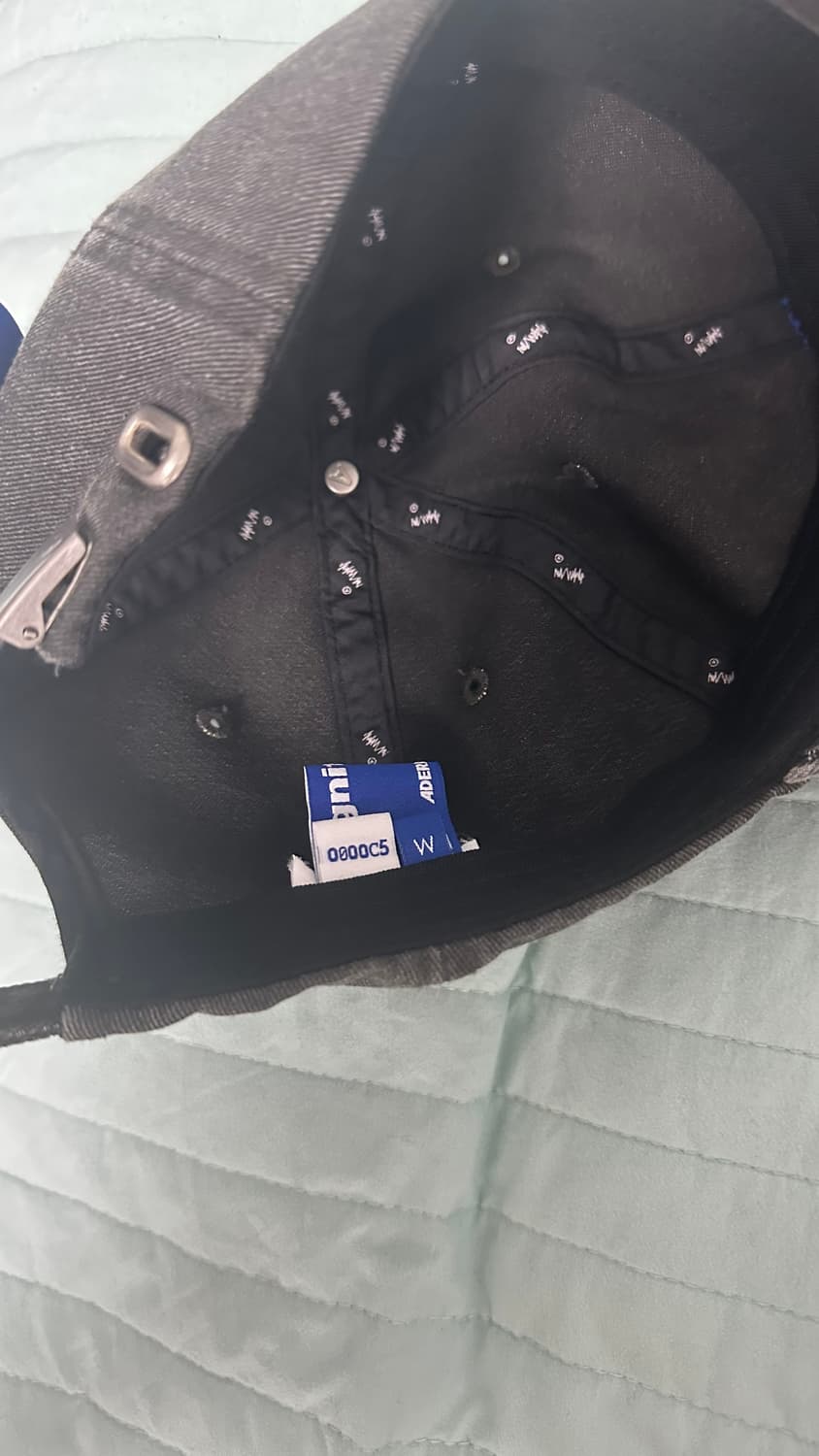 아더에러 시그니피컨트 워싱 블랙 볼캡 모자 M 상품이미지3