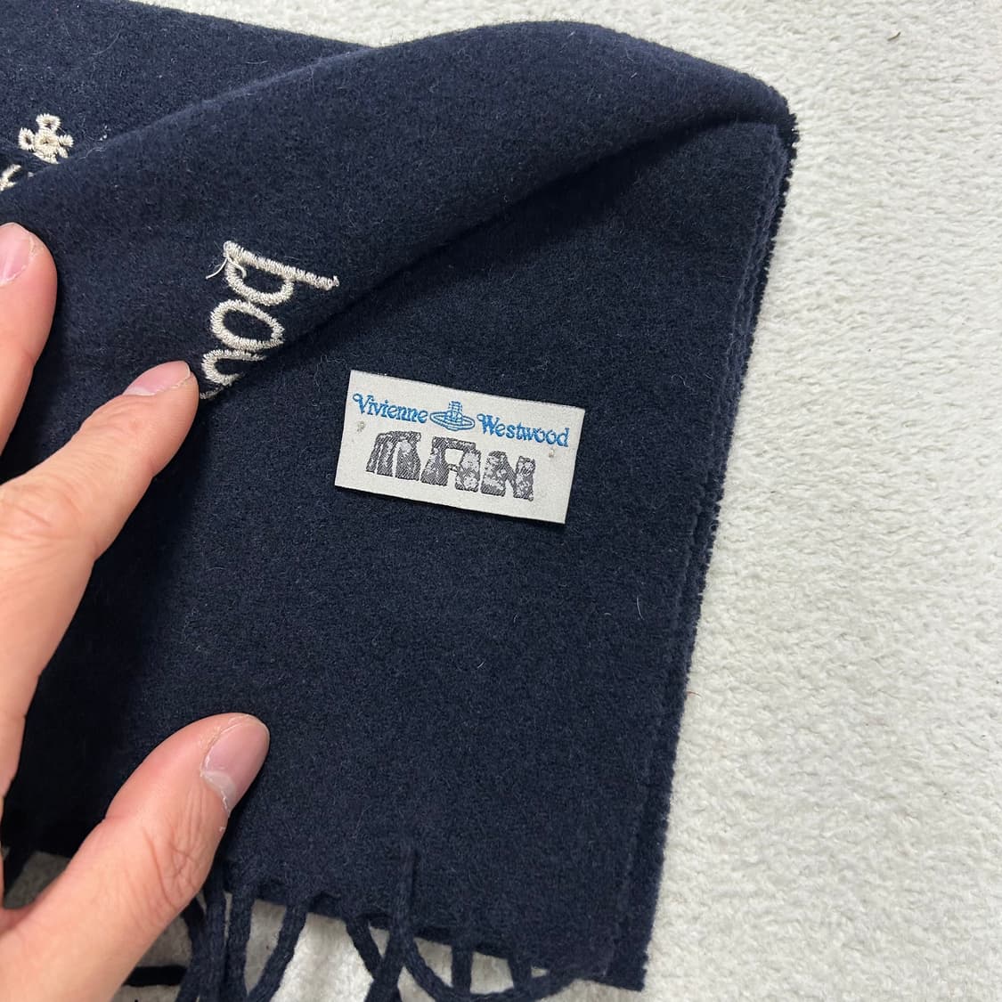 Vivienne Westwood Navy Scarf 상품이미지6