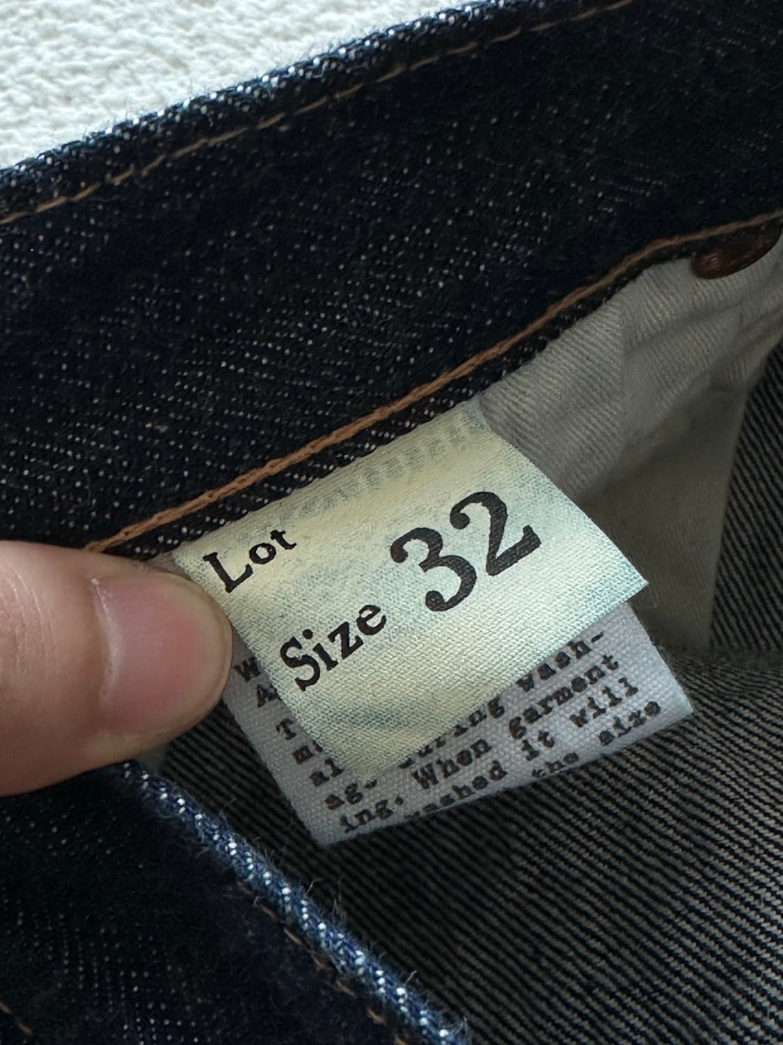 브론슨 47801XX 생지 데님팬츠 상품이미지7