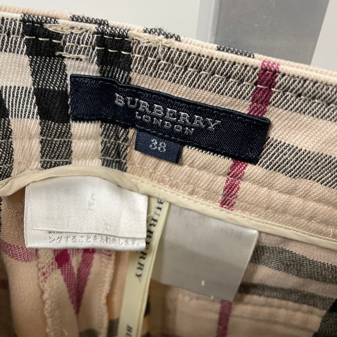 버버리 노바 베이지 팬츠 38(W) 상품이미지5