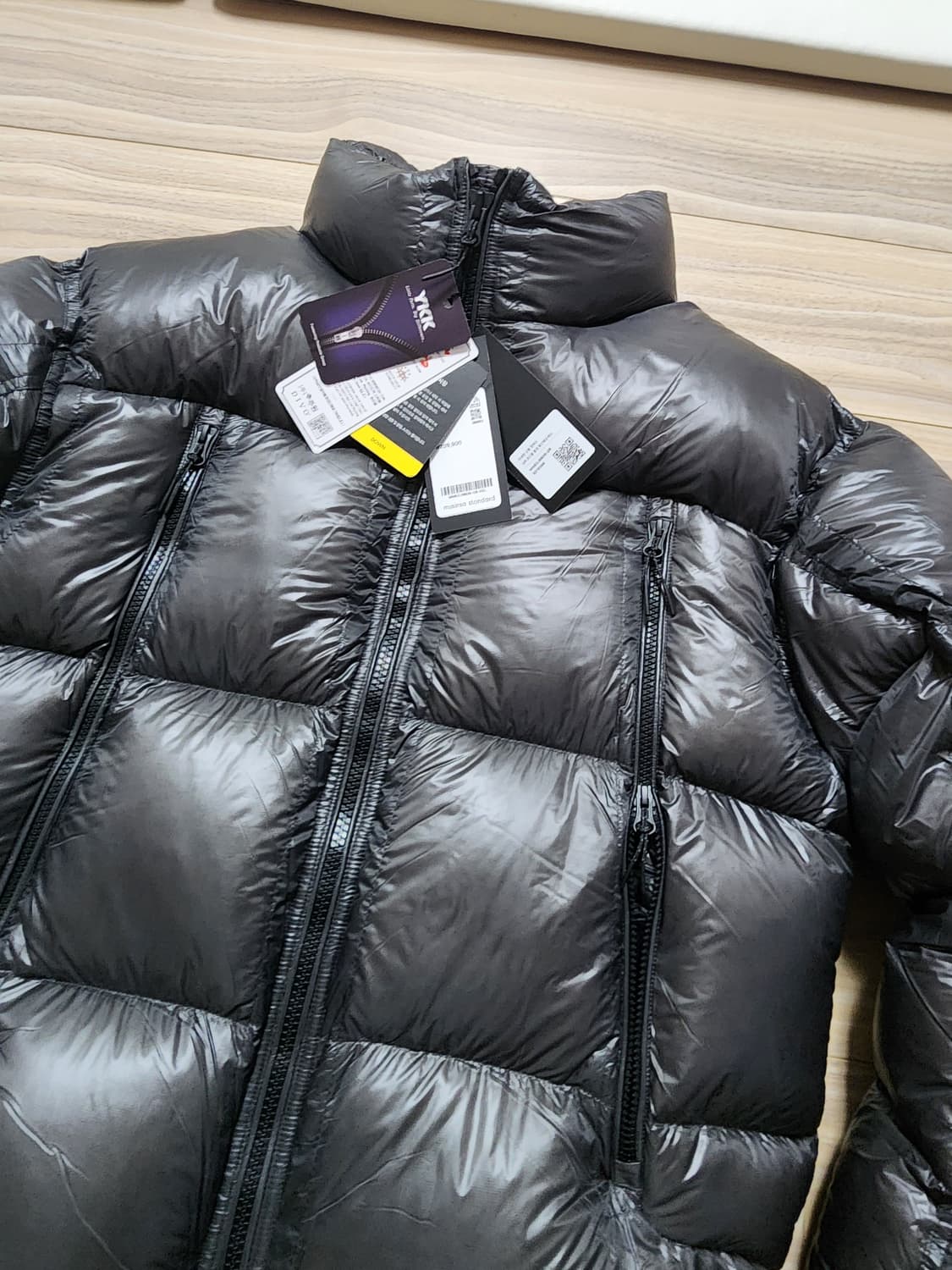 무신사스탠다드시티레저시어립스탑다운패딩점퍼xl 상품이미지7