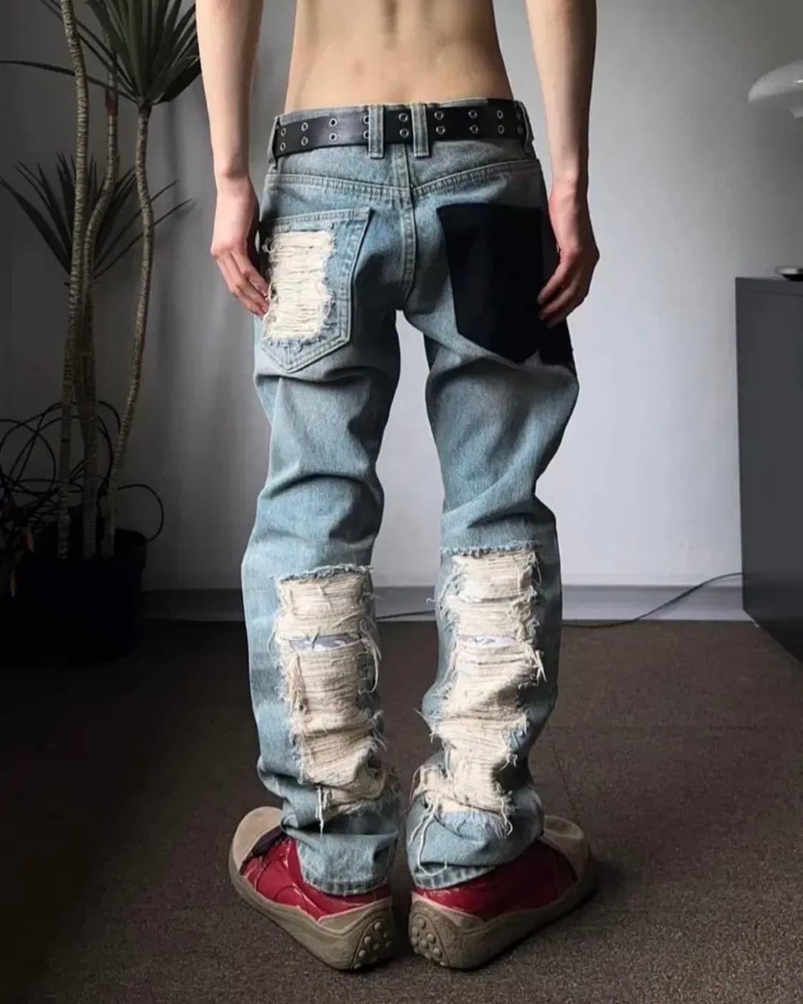 PumaxXO 리프드 대미지 진 상품이미지2