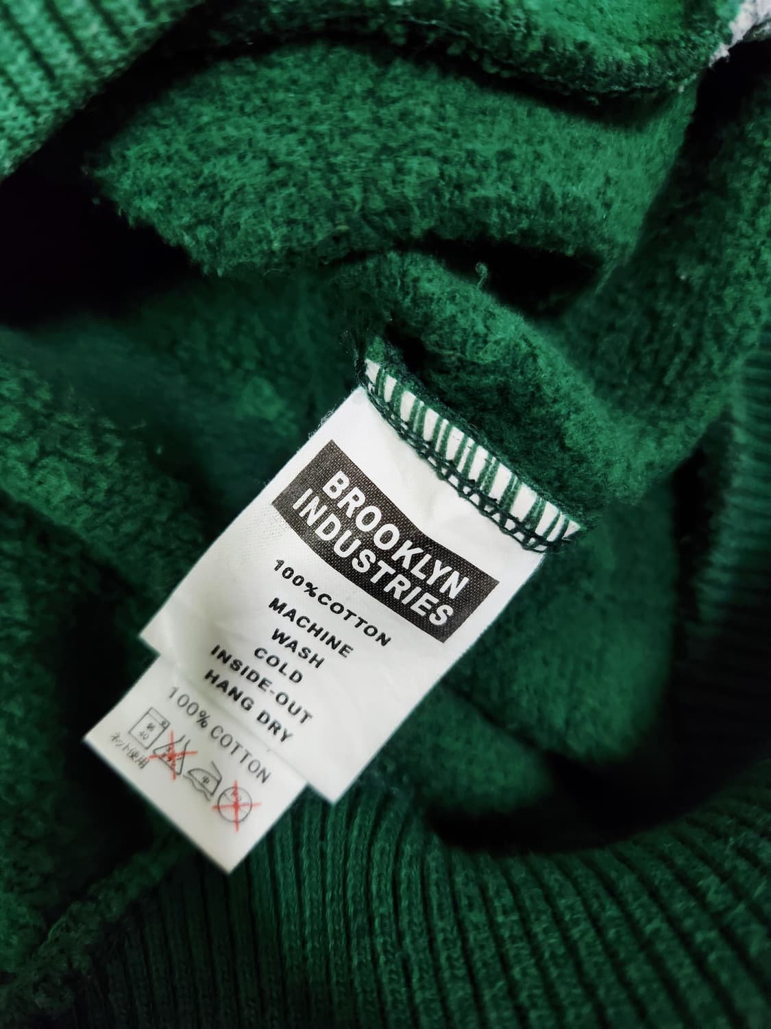 BROOKLYN INDUSTRIES 옐로우 그린 바시티 재킷 상품이미지7