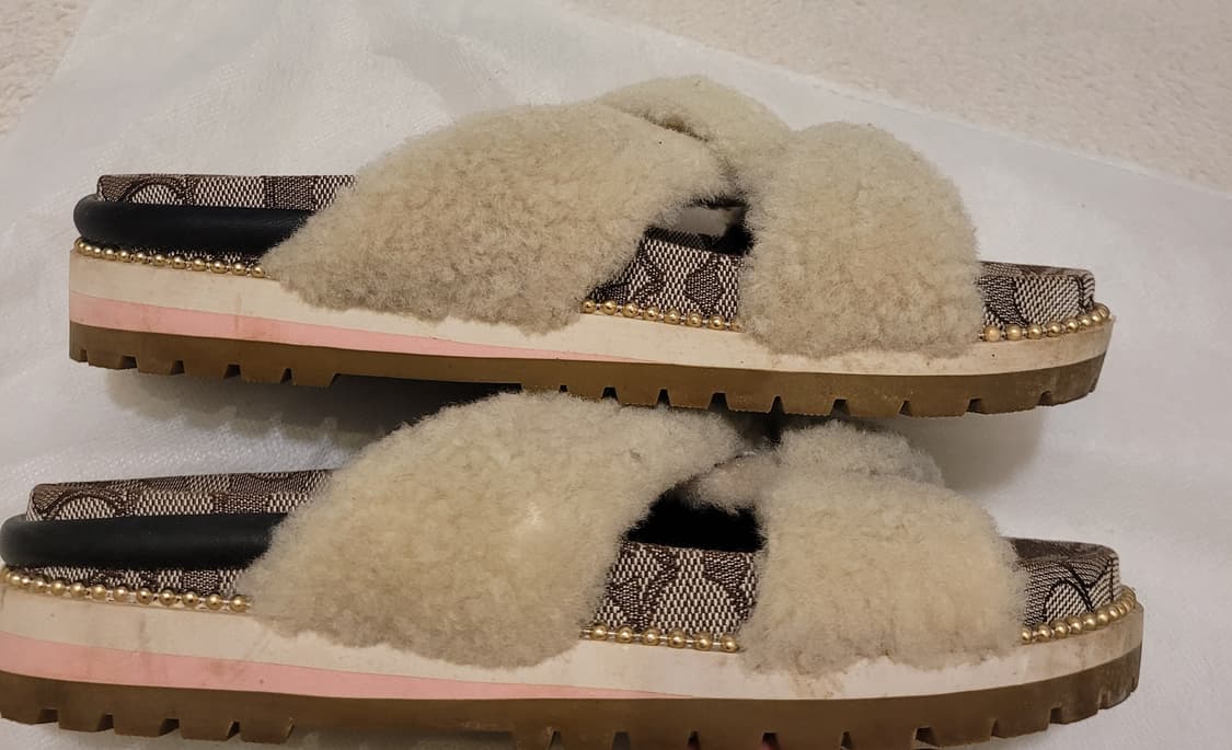 코치 캔버스 시어링 샌들 230  상품이미지4